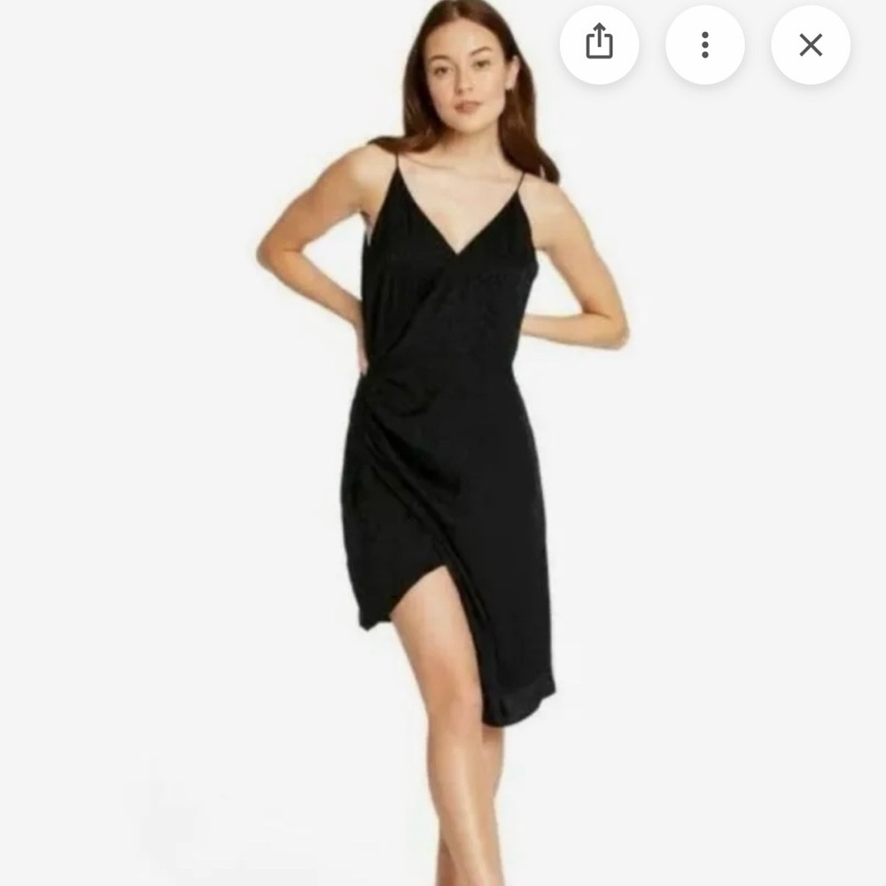 Cushnie Black Spaghetti-Strap Slip Dress - Women Intimates & Sleepwear